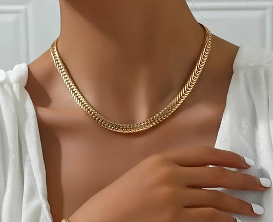 Jewelry Set Trendy Wheat Design Golden.